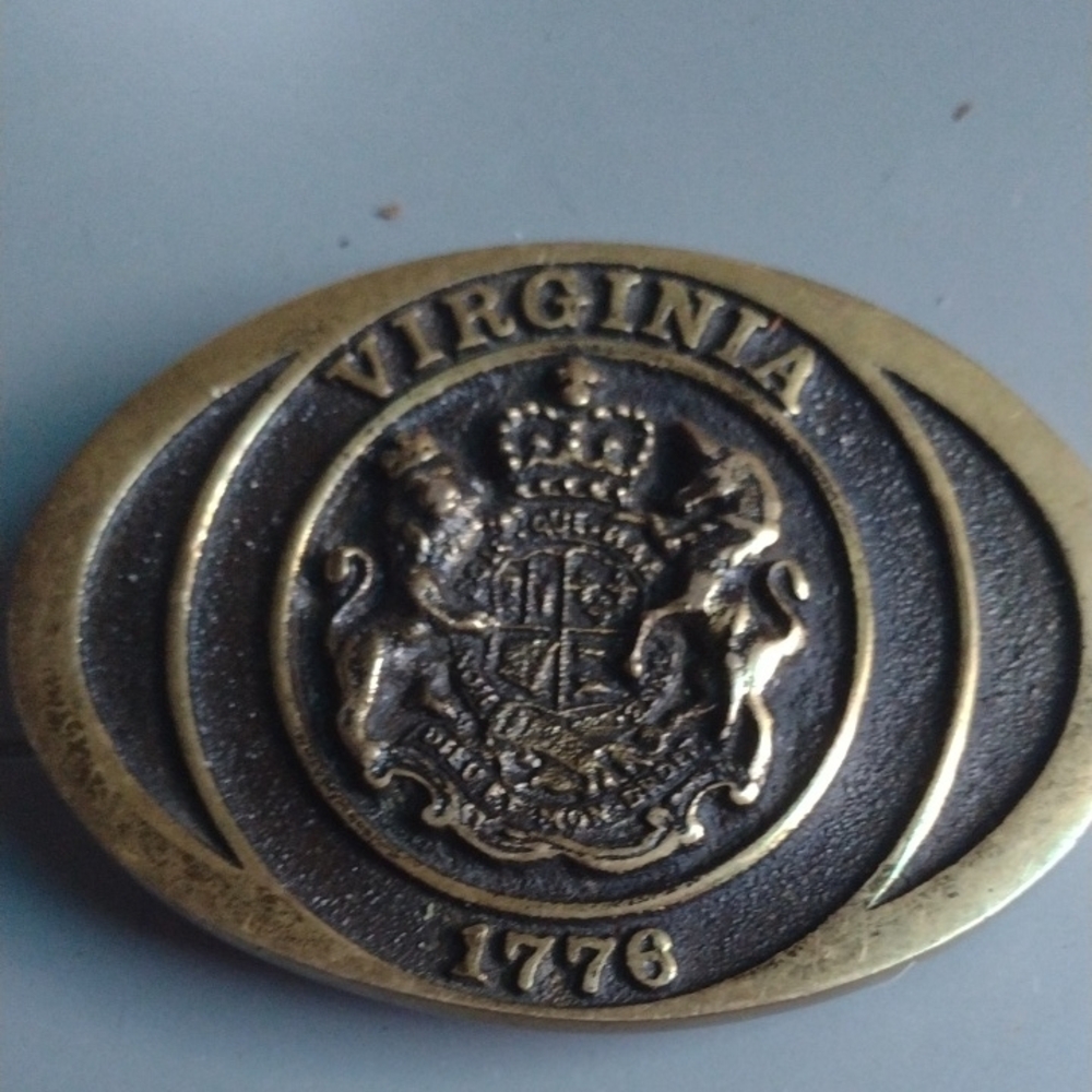 Vintage Virginia 1776 Belt Buckle